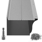 Uimoso Gutter Guard 5 In Wide 208 Ft Length Cover Mesh Leaf Debris Protection New. Price: $135.99.
