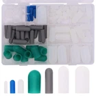 110 Piece High Temp Silicone Rubber Protective End Cap Kit - 3/32" To 3/4" Fo... New. Price: $25.70.