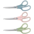 Longkey 8.5" Pastel Scissors 3-PACK, Ultra Inch, Green, Pink, Blue New. Price: $15.99.