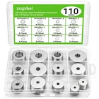 110 Pcs 304 Stainless Steel Metal Flat Washers For Screws And Bolts, Fender W... New. Price: $33.05.