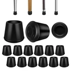 Vocomo 1" Round Rubber Chair Leg Tips Caps, - 12PACK, Black New. Price: $14.76.