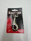 (qty 6) Mibro Kingchain Swivel Bolt Snap For Rope Cable&chain 1/2IN 61-8479-8 New. Price: $16.76.