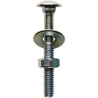 Hillman 1/4 In. Dia. X Zinc-plated Steel Carriage Bolt 100 Pk New. Price: $23.85.