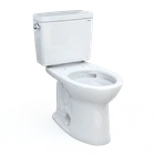 Toto Drake Two-piece Elongated 1.6 Gpf Universal Height Tornado Flush Toilet Used. Price: $326.56.