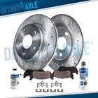 Rear Rotors + Pads For 2002-2004 Honda Cr-v Drilled Brakes Kit New. Price: $85.23.