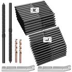 100 Pack T316 Stainless Steel Swage Lag Screws For Deck Cable Railing Kit New. Price: $104.99.