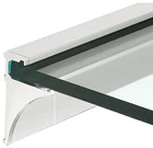 Crl SE1436BA Brite Anodized 36" Aluminum Shelf Kit For 1/4" Glass New. Price: $86.49.