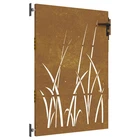 Garden Gate Decorative Outdoor Fence Corten Steel Grass Design Vidaxl New. Price: $200.99.