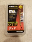 Hillman Powerpro One 1/4 In. X Star Flat Head Multi-material Screw New. Price: $21.99.