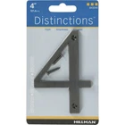Distinctions 843244 4" Flush Mount Bronze House Number (3-PACK) New. Price: $16.46.