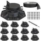 12 Pack Adjustable Deck Support Pedestal High Load Foundation B... New. Price: $53.87.