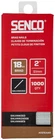 Senco AX21EAAR 2" 18 Gauge Brad Nails, Galvanized Finish 1,000 Count Pack New. Price: $26.58.