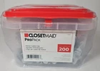 Closetmaid 2186700 Propack Metal Shelf Cable Clips 200 Piece New Sealed. Price: $34.95.