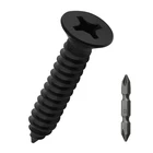Fayeploo #10X3/4" Flat Head Wood Screws 50PCS Black Oxide Stainless Steel New. Price: $11.14.