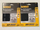 Dewalt - 220 Grit Very Fine Mesh Sandpaper 1/4 Sheet DWAM4326 Packs Of 5 New. Price: $8.99.