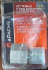 Apache 1/2" Female O-ring Boss X Pipe-new. Price: $24.88.