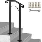 Vevor 2-FT X 43.3-IN Black Metal Deck Stair Rail Kit New. Price: $119.78.