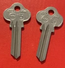 L1 Key Blank, Silver Tone, Ilco L-1 (1004) Set Of 2 Used. Price: $6.00.