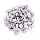 Higood Wire Rope Sleeve, For Dia. 5/32", Aluminum Alloy, Pk 50 New. Price: $18.32.