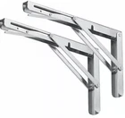 Mingrunda Heavy Duty Folding Shelve Brackets 12" Stainless Steel 2-12 Inches New. Price: $37.55.