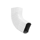 3 In. X 4 High Gloss 80 White Aluminum Downspout B-elbow New. Price: $12.83.