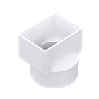 Nds 903 Downspout Adapter Connects 2X3 Inch To Drain Pipe New. Price: $7.49.