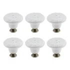 Geesatis 6PCS Round Ceramic Drawer Knobs Cabinet Furniture Pieces, White New. Price: $22.37.