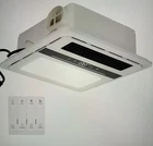4 In Bathroom Exhaust Fan With Light, 1800W Heater, 3 Led Color Temps, Cfm New. Price: $119.95.