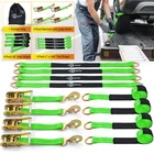 4 Pack Axle Straps Car Trailer Hauler Ratchet Tie Down With Snap Hooks Us New. Price: $85.46.