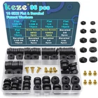 Faucet Washers Assorted Kit - 96 Pcs 10 Sizes Brass Bibb Screws Rubber New. Price: $14.17.