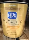 Ppg Metallic Tones - Interior Paint Gold Base New Sealed. Retired Read !!!. Price: $59.99.