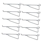 G.core Shelf Hooks, 10-PACK 8" Silver Brackets, 1/4" B... New. Price: $33.52.