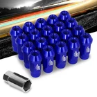 J2 Blue Open Knurled Top Acorn M12 X 1.50 25MM OD/50MM Height Lug Nuts New. Price: $49.99.