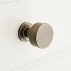 Signature Hardware SH553066ABS Colmar 1-1/4" Round Cabinet Knob Antique Brass New. Price: $11.69.