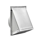 Lambro Universal Wall Cap Mill Aluminum Exhaust Vent 6IN, Model #L346S Open. Price: $9.99.