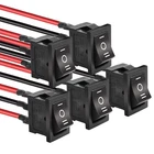 Pack Qteatak KCD1-01 Boat Rocker Switch On/off/on 3-PIN Pre-wired 10A/125V New. Price: $8.00.