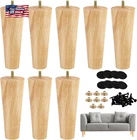 Ruisita Pieces Furniture Couch Legs 6 Inch Round Solid Wood Sofa With M8 New. Price: $37.53.
