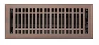 Signature Hardware Contemporary Steel Floor Register 4"X10" Oil Rubbed Bronze Open. Price: $29.95.