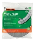 Thermwell 471058 Frost King Vinyl Foam Tape - Closed Cell Moderate Compression New. Price: $17.06.