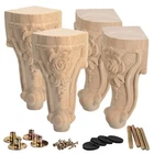 La Vane Inch / Wooden Furniture Legs, Set Of 4" 10CM, Type New. Price: $27.46.