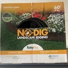 Easyflex Landscape Edging No-dig Ft Black 1.5 Traditional #3000-60 New. Price: $32.00.