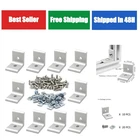 Blccloy 10 Sets Aluminum Corner Bracket Connector For 1" X Profiles New. Price: $39.99.