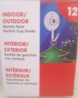24 Piece New Suction Cup Hooks Indoor/outdoor 3/4" To 1.5" Wide. Price: $12.50.