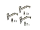 Qcaa Heavy Duty Handrail Stair Brackets, Zinc Die Cast, Brushed Satin Nickel,... New. Price: $25.31.