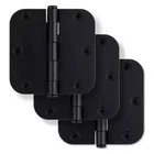 Signature Hradware 3-1/2" Steel Door Hinge , Matte Black 3PK New Lot Of 2!. Price: $24.95.