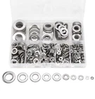 Cseao 9 Sizes 1000PCS M2.5 M3 M4 M5 M6 M8 M10 M12 Flat Washers Assortment... New. Price: $13.35.