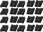 Uxcell 20PCS Spring Steel Speed Fastener Nut Clip Black For M5 / ST4.8 Screw New. Price: $10.07.