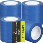 4ROLLS Painters Tape Masking Bulk Multi Pack Safe Paper Blue 4IN X 55YARDS New. Price: $24.99.