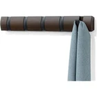 Umbra Flip 5 Wall Mounted Coat Rack Retractable Hooks Space Saving Design New. Price: $56.79.