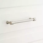 Signature Hardware 3-3/4" Strasbourg Solid Brass Cabinet Pull Satin Nickel. Price: $10.00.